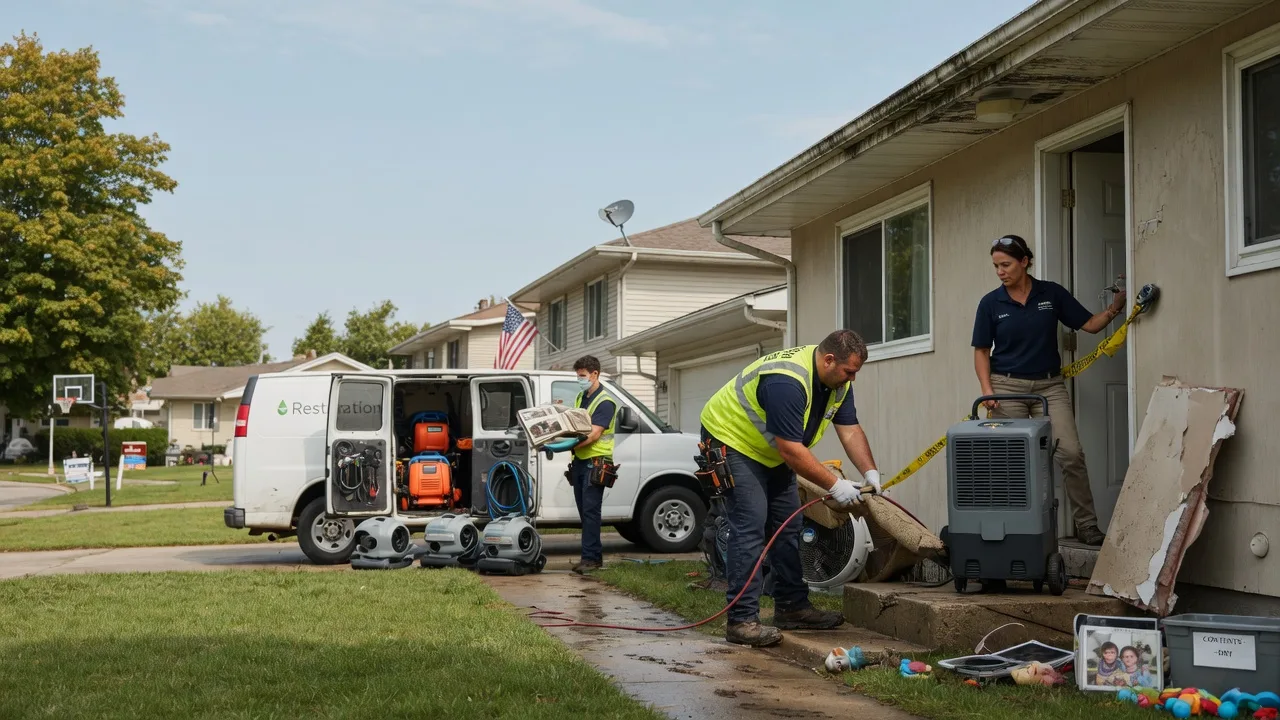 Water Damage Restoration in League City, TX near me